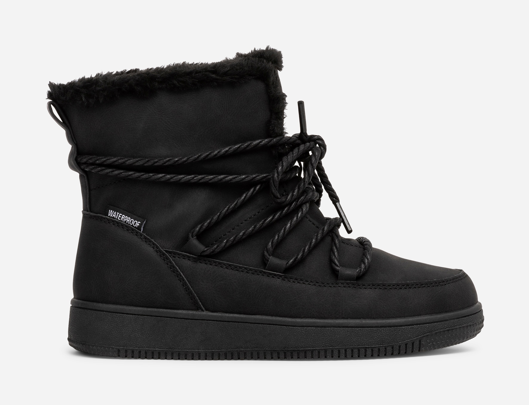 LEJON, Varmforet skolett waterproof Sort