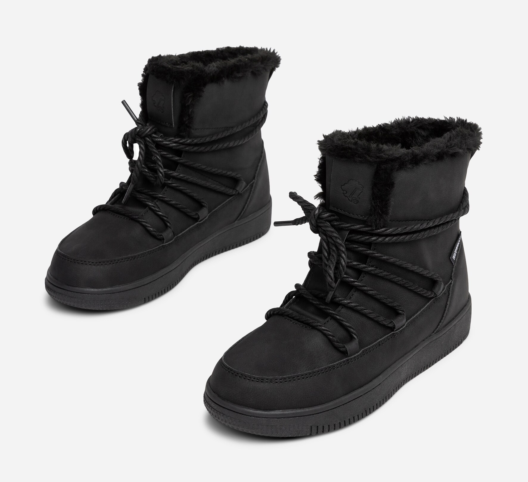 LEJON, Varmforet skolett waterproof Sort