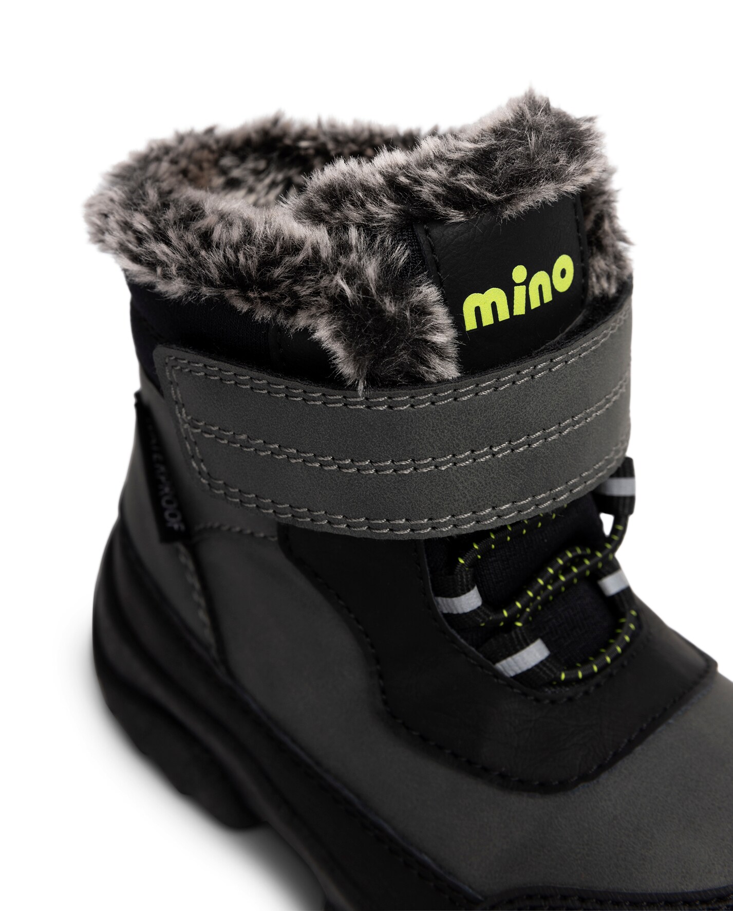 Mino, Varmforet skolett waterproof Grå