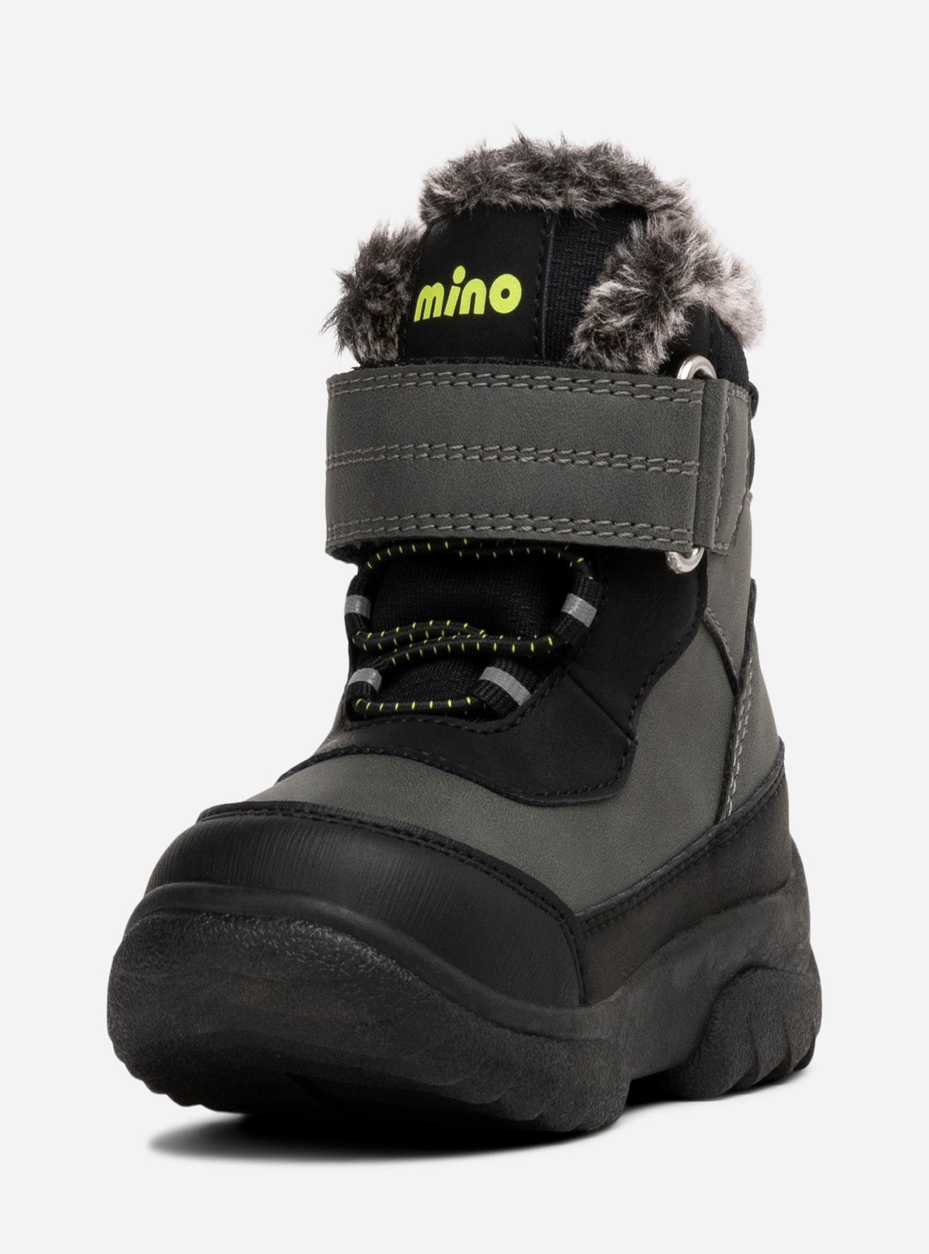 Mino, Varmforet skolett waterproof Grå