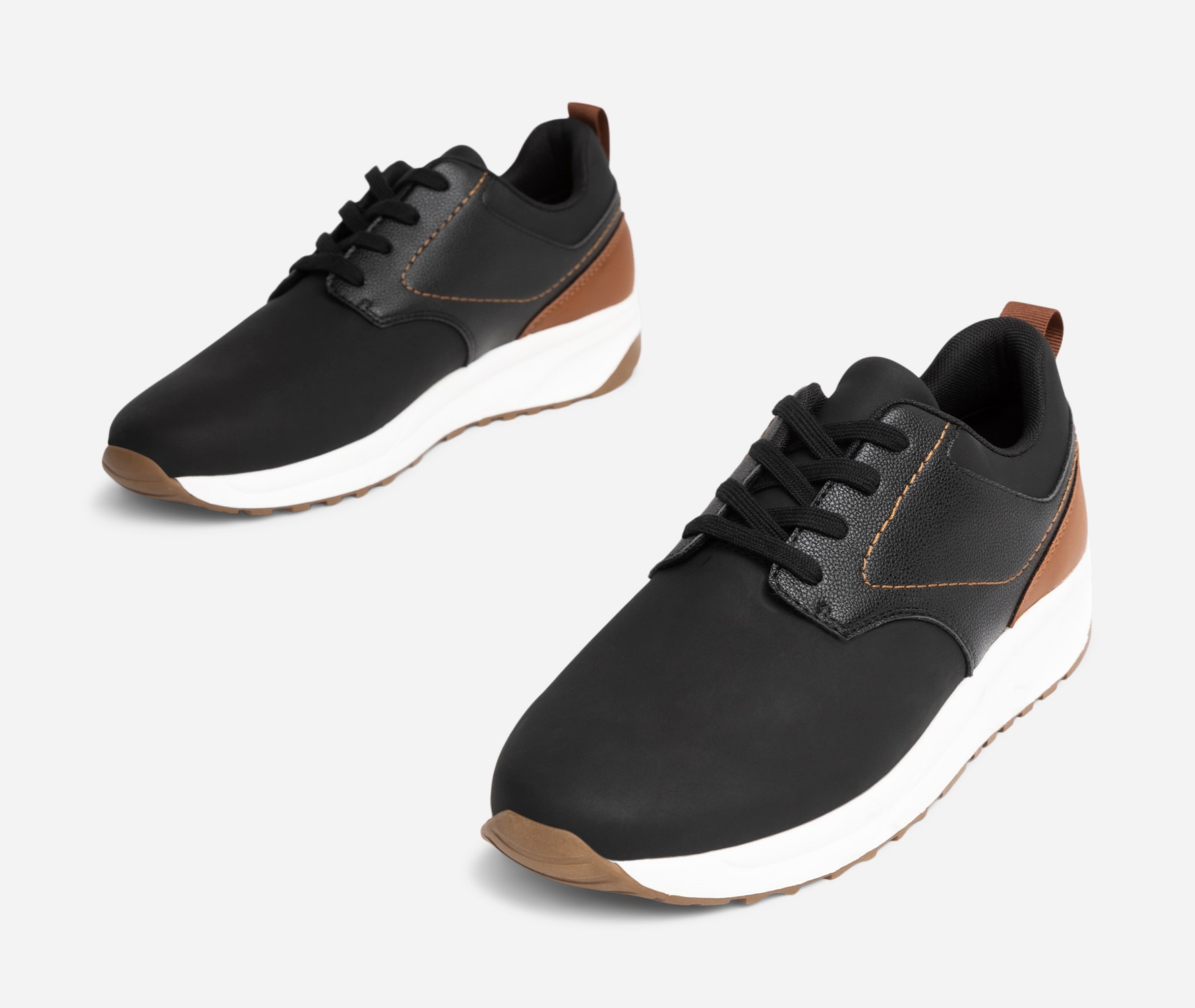 STEPSIDE COMFORT, Snøresko Sort