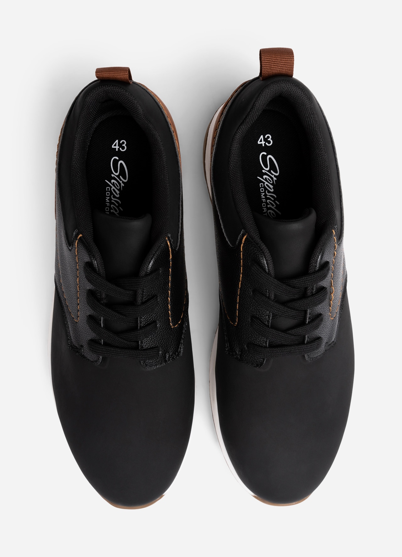 STEPSIDE COMFORT, Snøresko Sort