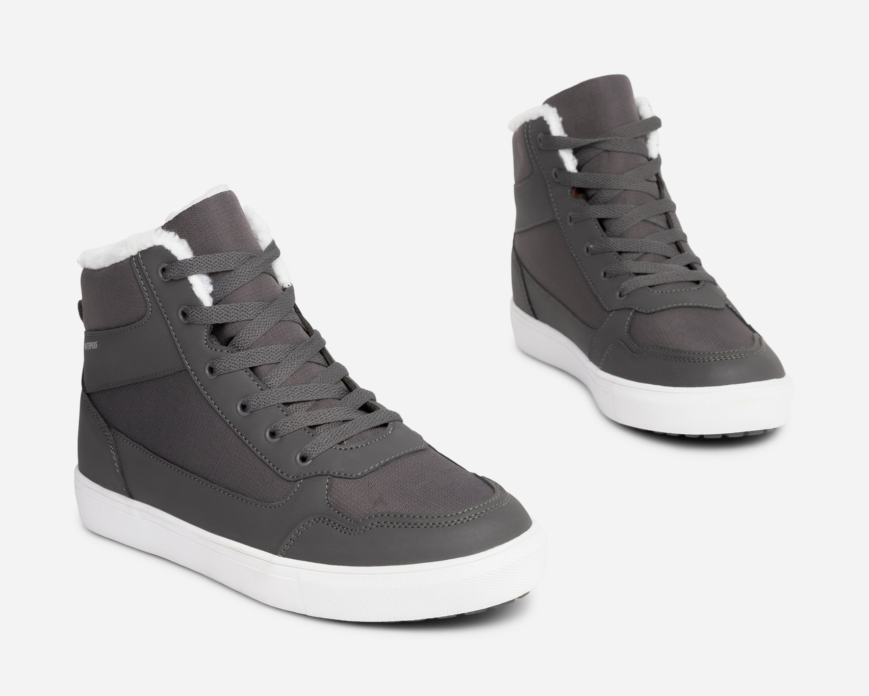 LEJON, Varmforet høy sneakers waterproof Grå