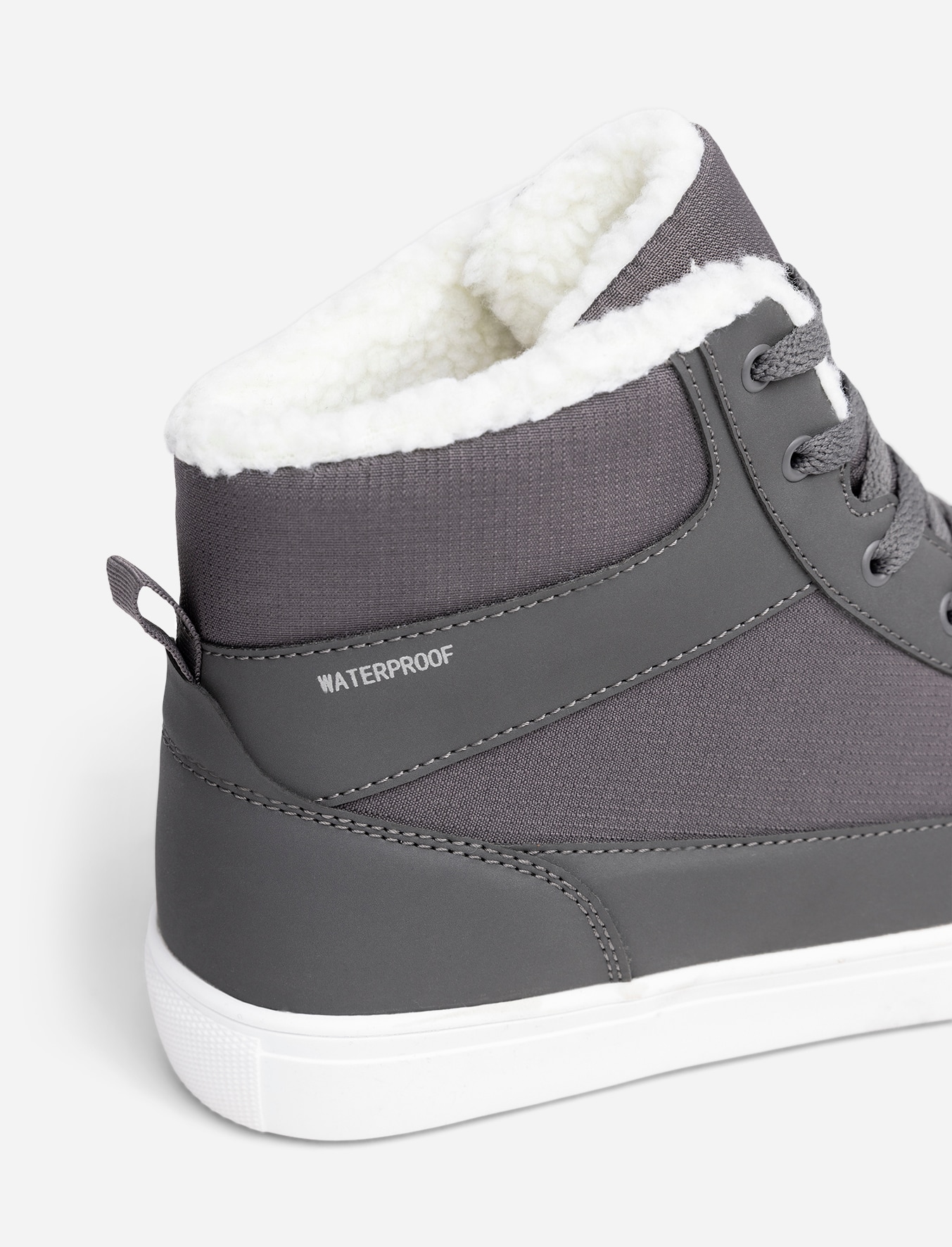 LEJON, Varmforet høy sneakers waterproof Grå