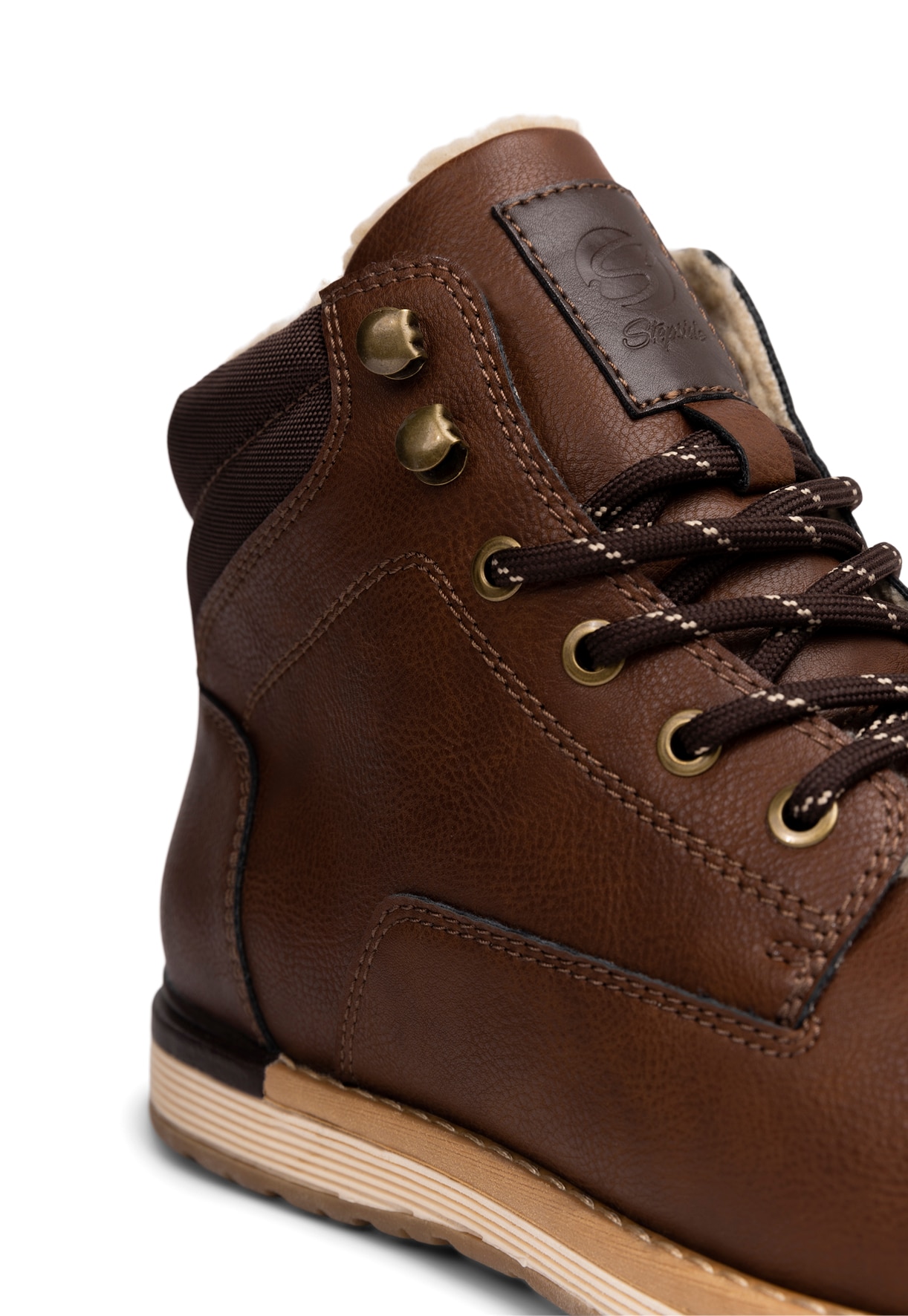 STEPSIDE, Varmforet skolett Brun