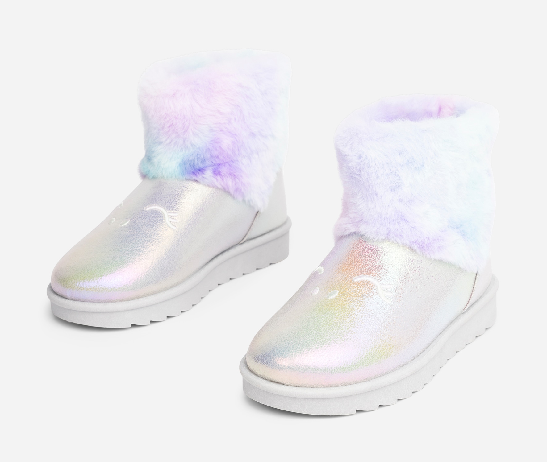 ZOEY, Varmforet boots Metall