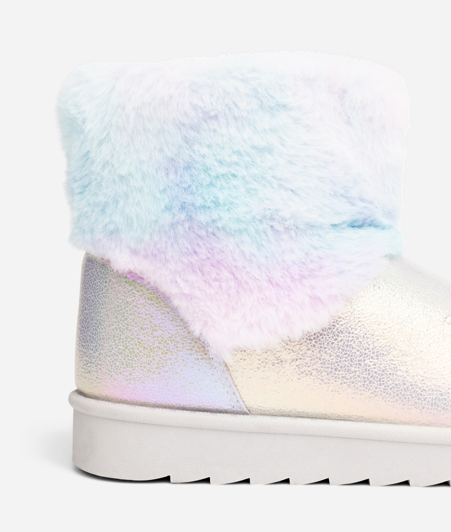 ZOEY, Varmforet boots Metall