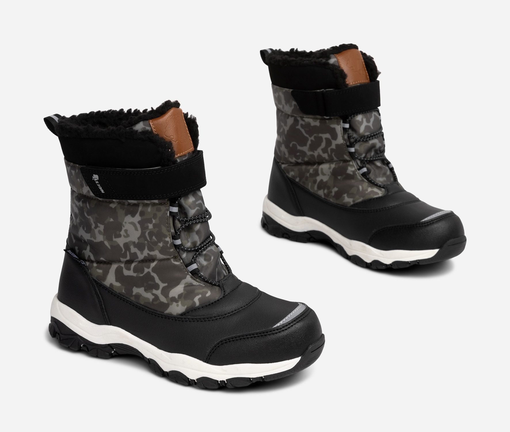 LEJON, Varmforet skolett waterproof Flerfarget