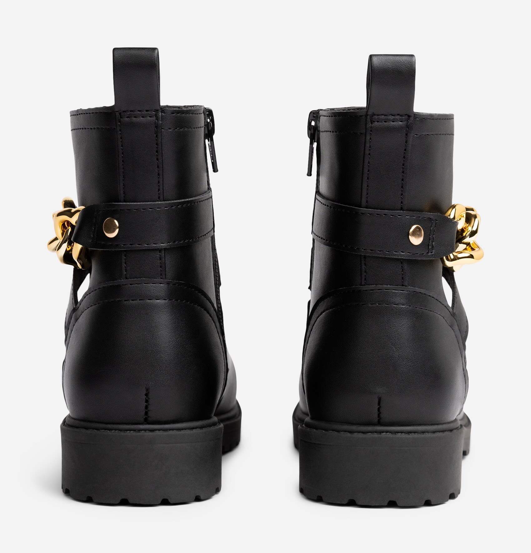 ZOEY, Fleeceforet chelseaboots Sort