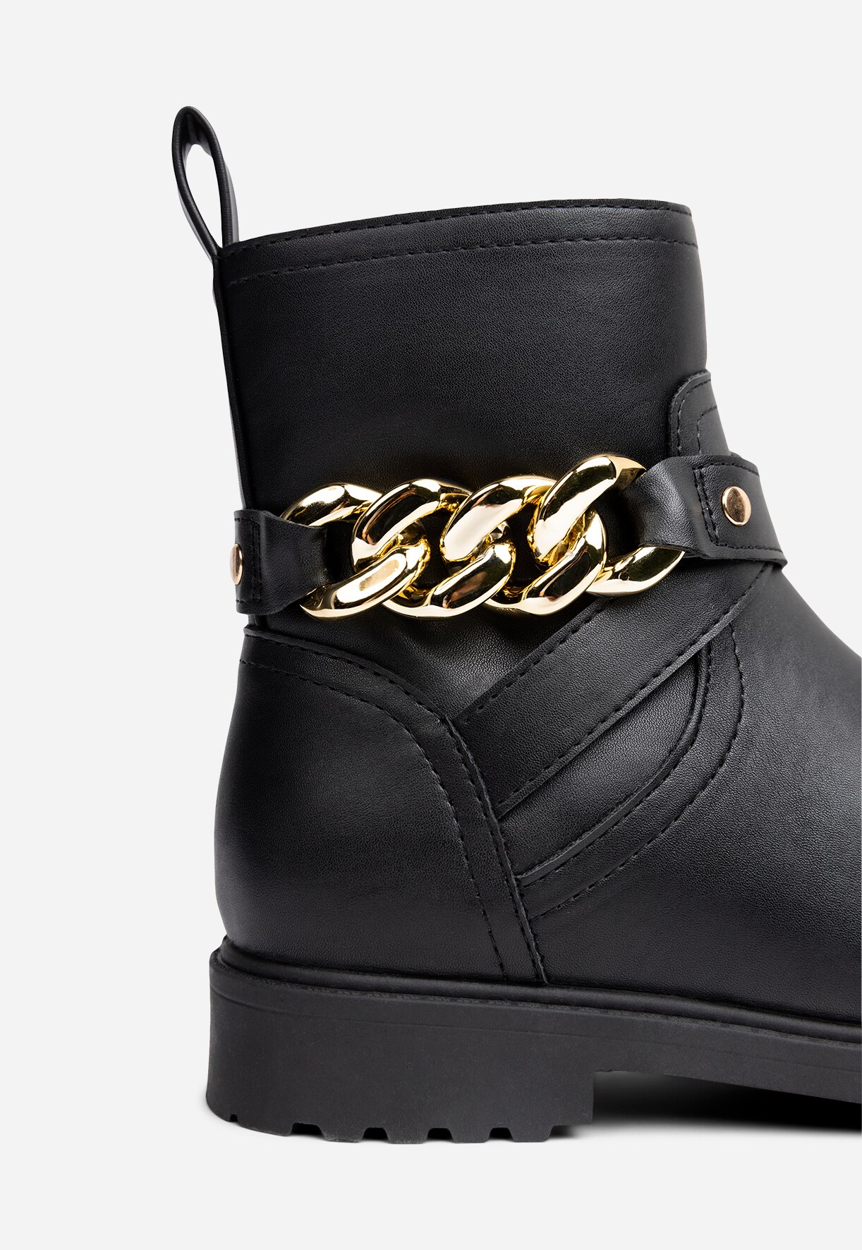 ZOEY, Fleeceforet chelseaboots Sort