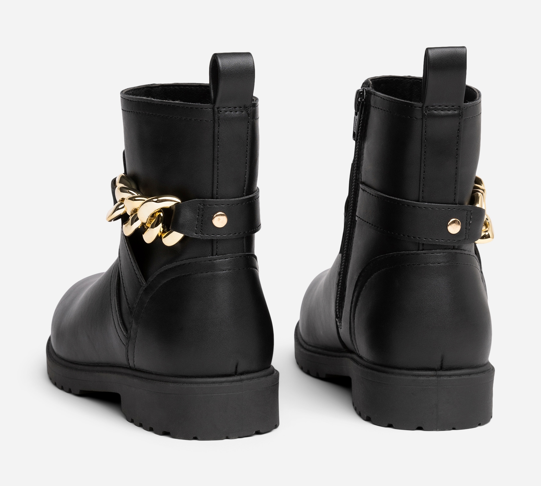 ZOEY, Fleeceforet chelseaboots Sort