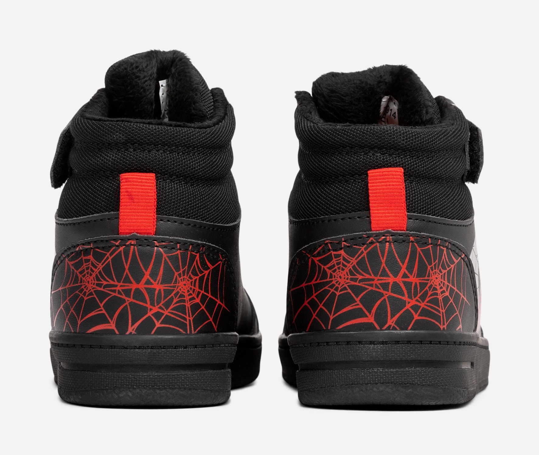 SPIDERMAN, Fleeceforet høy sneakers Sort