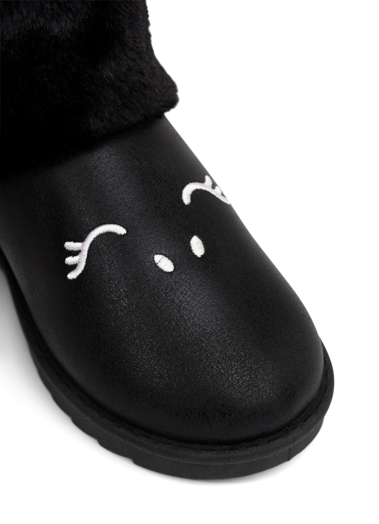 ZOEY, Varmforet boots Sort