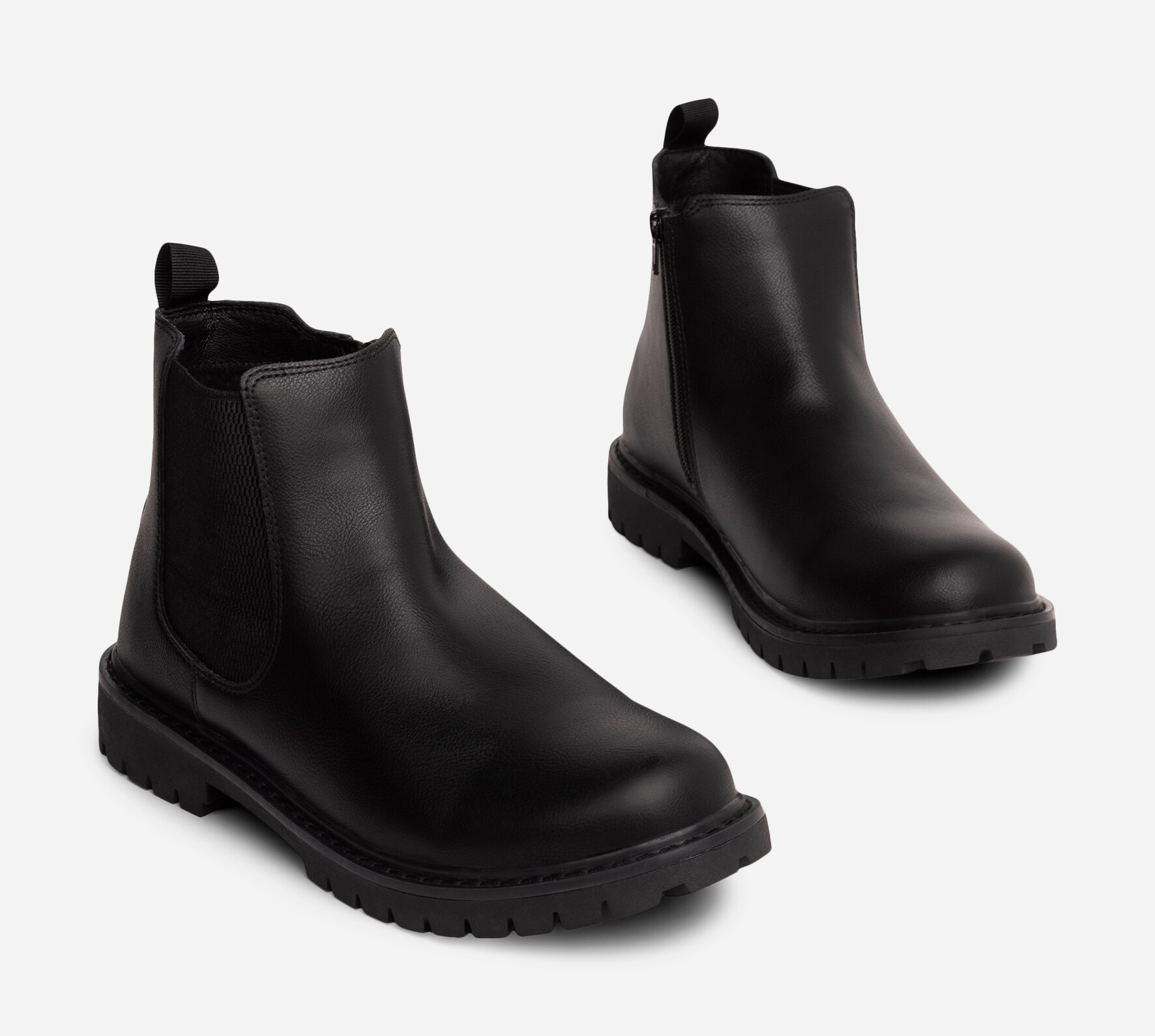 STEPSIDE, Varmforet chelseaboots Sort