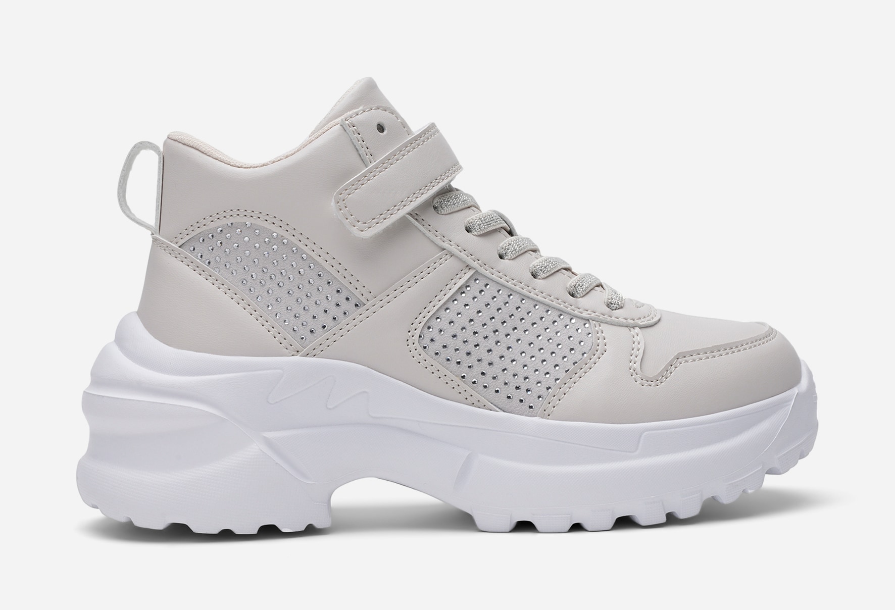 ZOEY, Høye sneakers Beige