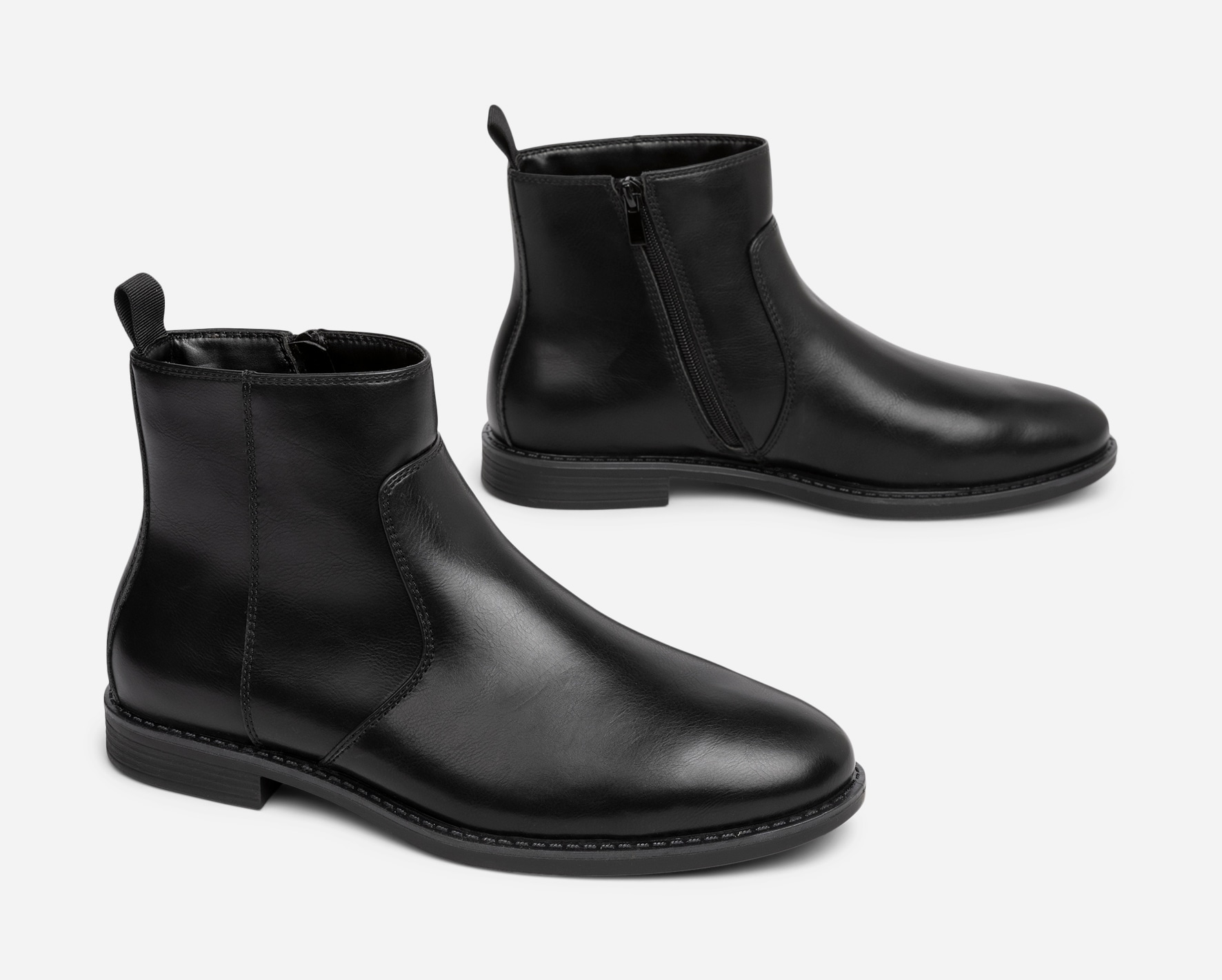 STEPSIDE COMFORT, Boots med glidelås Sort