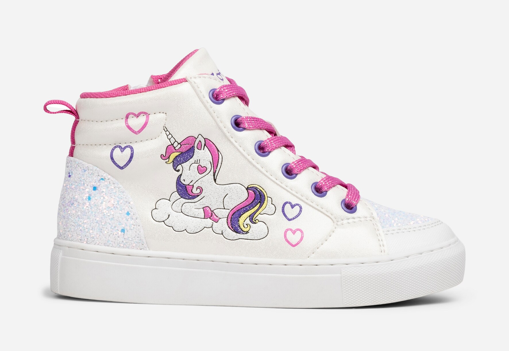 ZOEY, Høye sneakers Hvit
