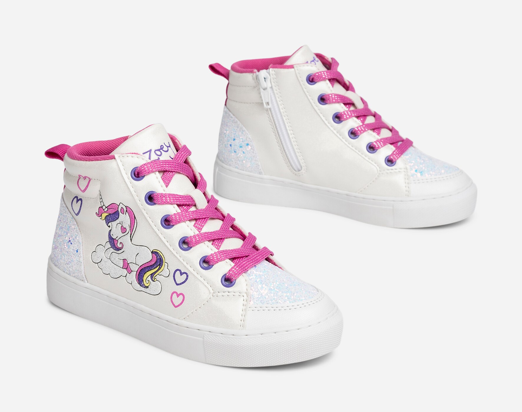 ZOEY, Høye sneakers Hvit