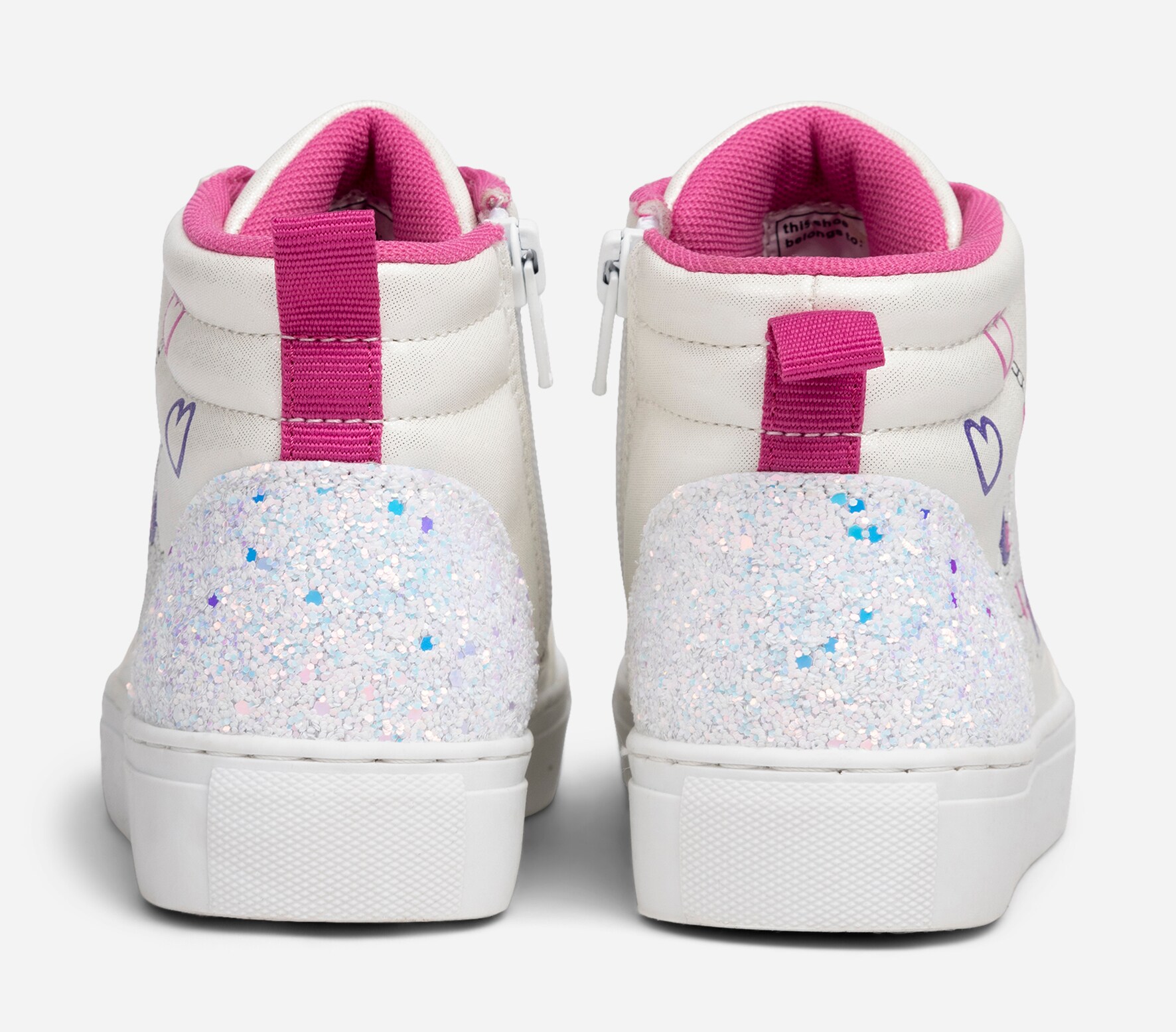 ZOEY, Høye sneakers Hvit