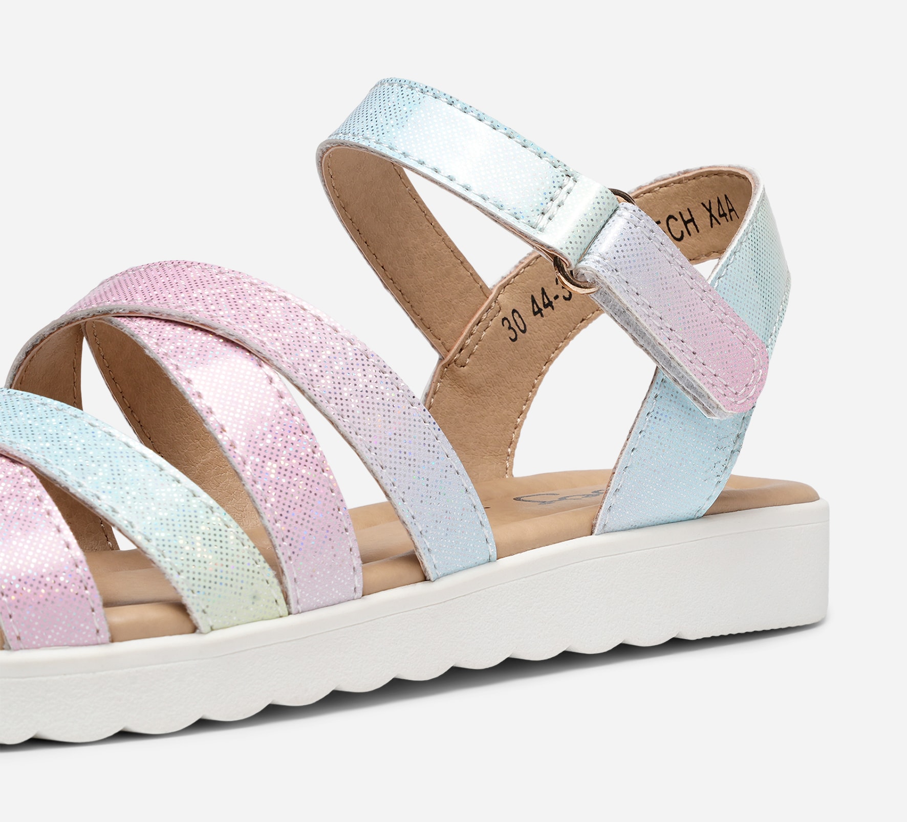 ZOEY, Sandal med reimer Flerfarget