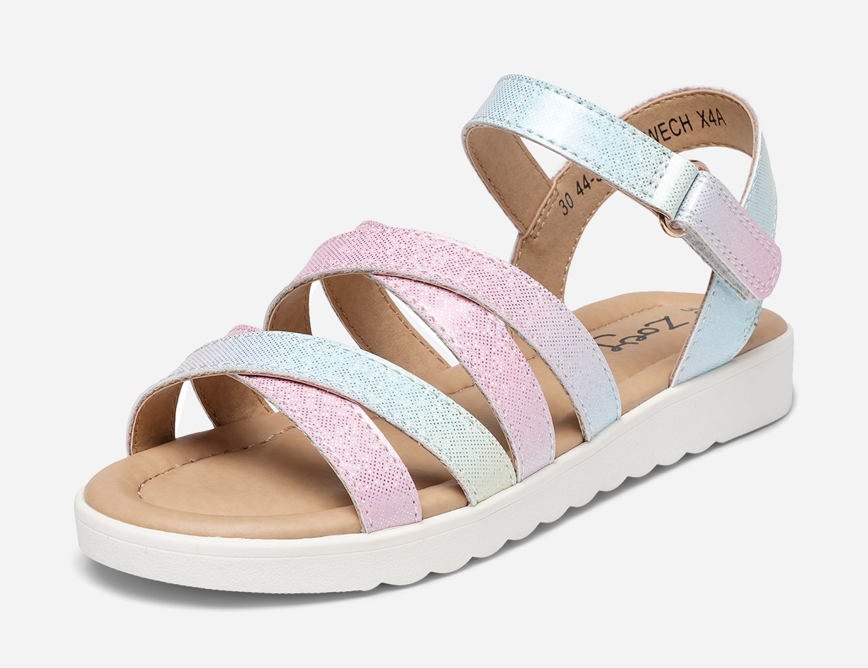 ZOEY, Sandal med reimer Flerfarget