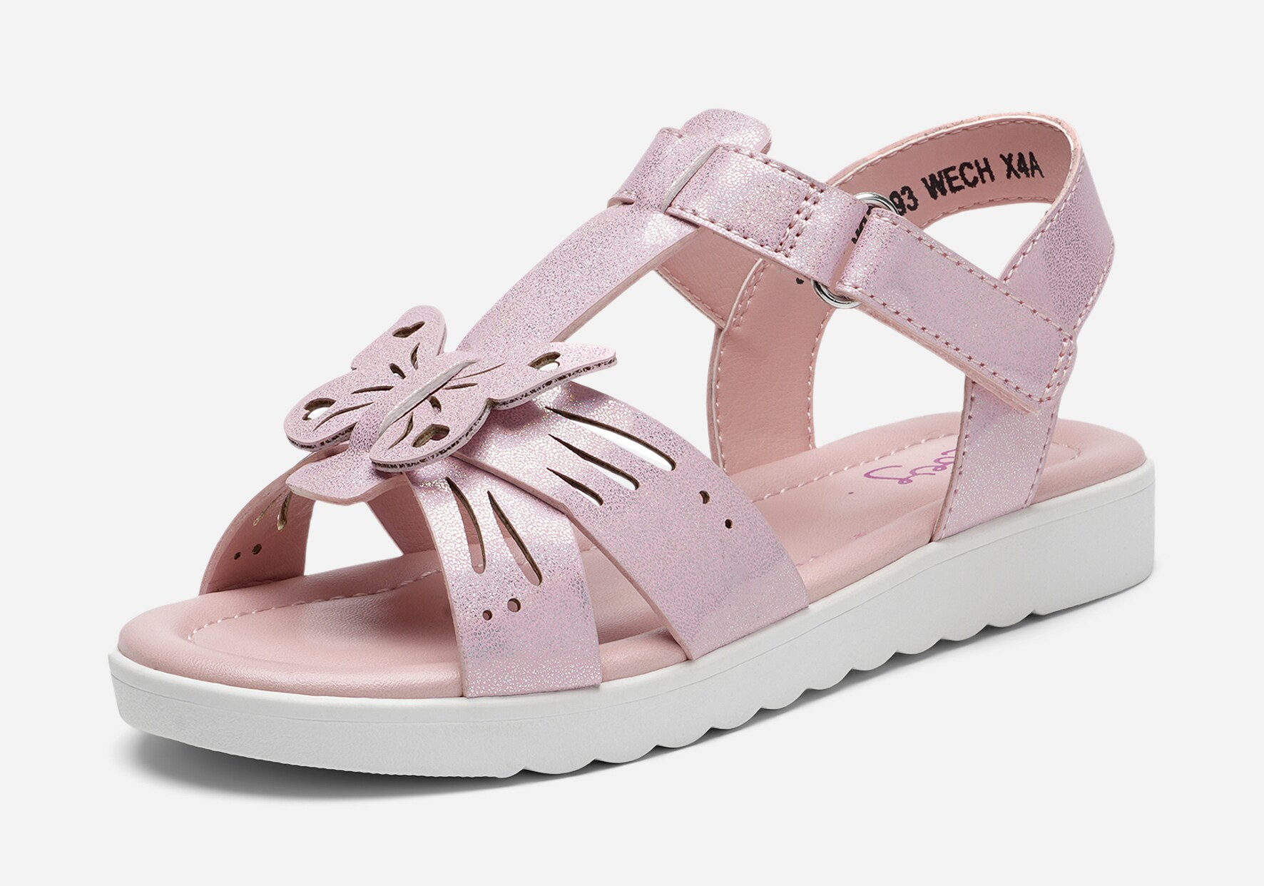 ZOEY, Sandal med reimer Rosa