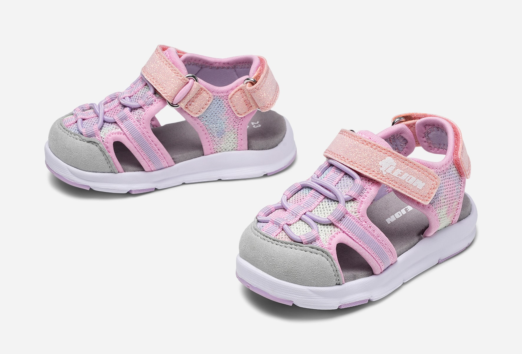 LEJON, Sandal med reimer Flerfarget