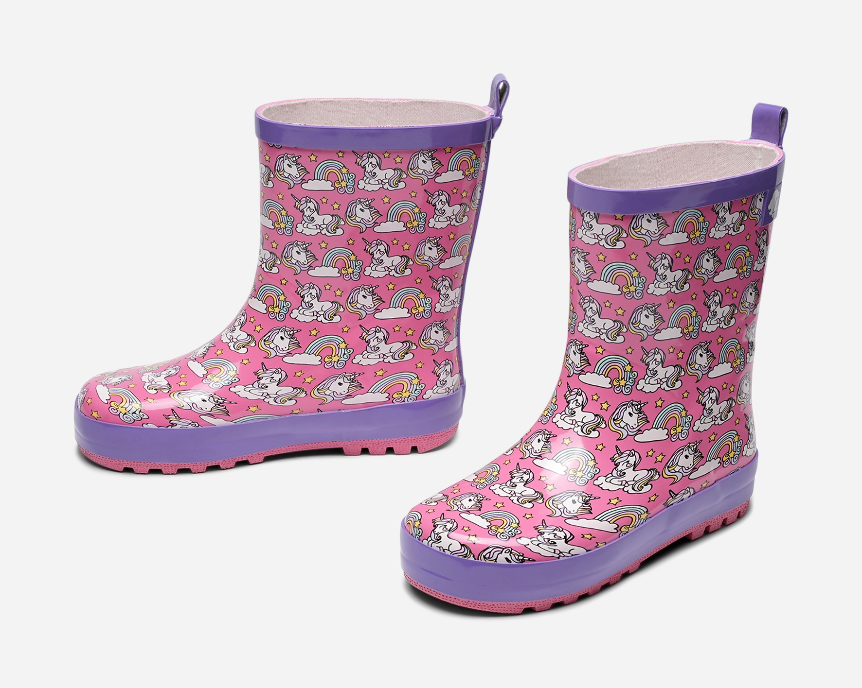 LEJON, Gummistøvler Rosa