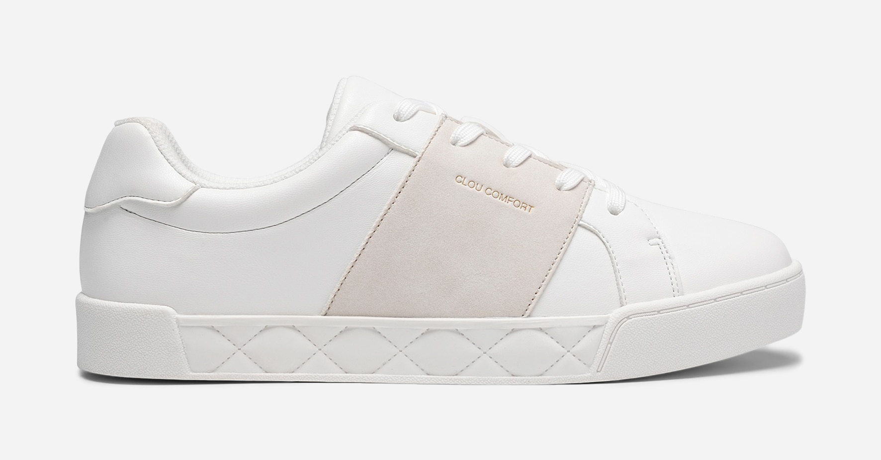 CLOU COMFORT, Sneakers Hvit