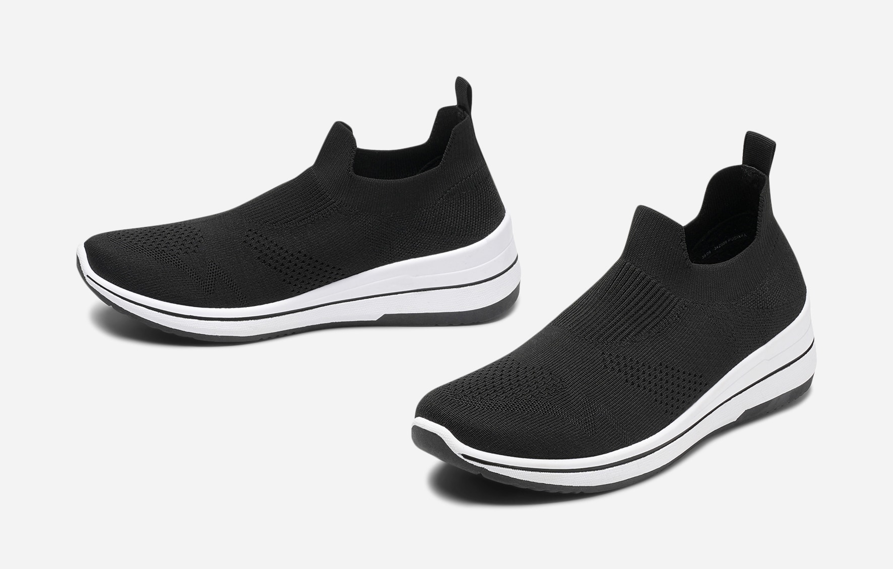 CLOU, Sock sneakers Sort