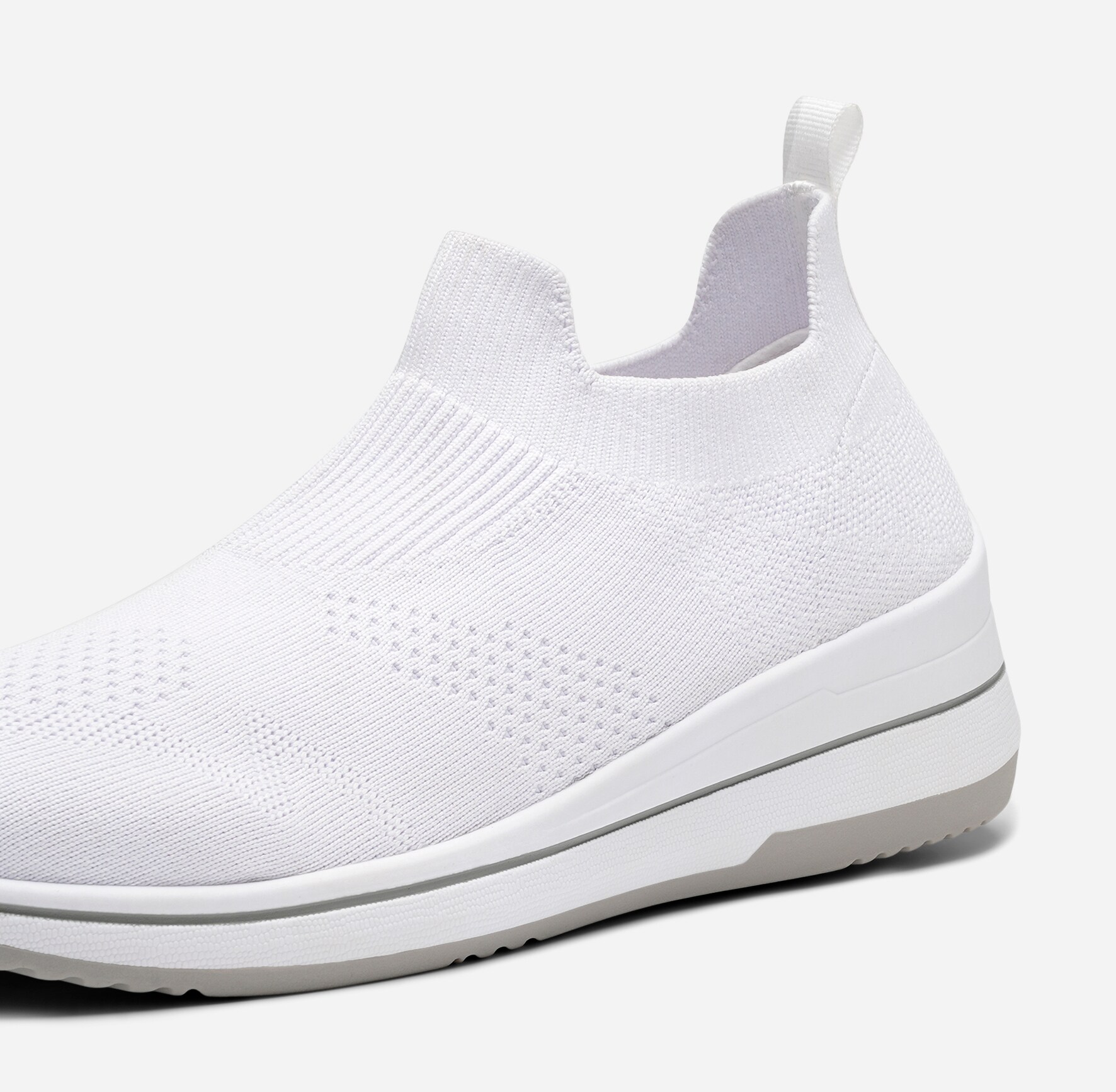 CLOU, Sock sneakers Hvit