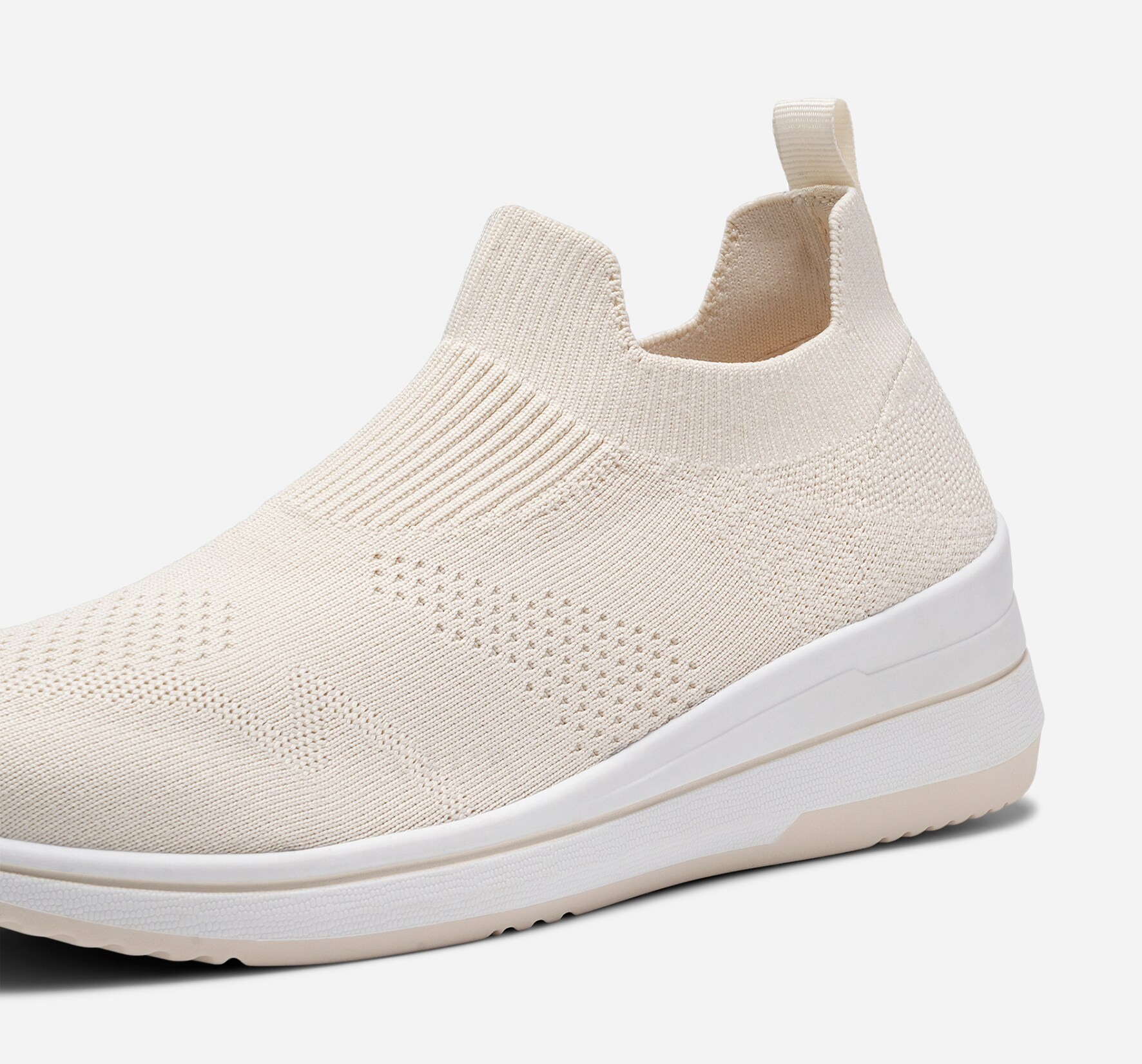 CLOU, Sock sneakers Beige