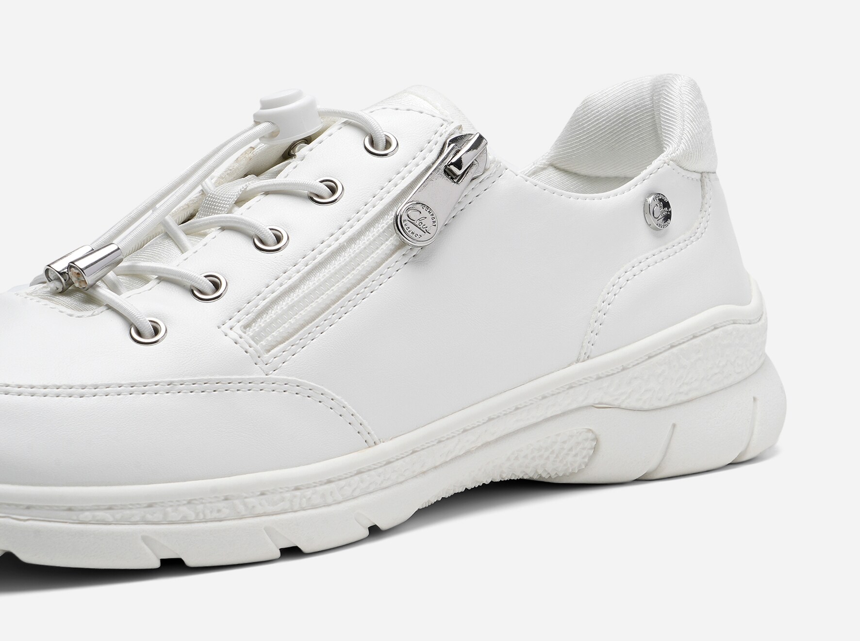 CLOU COMFORT, Sneakers Hvit