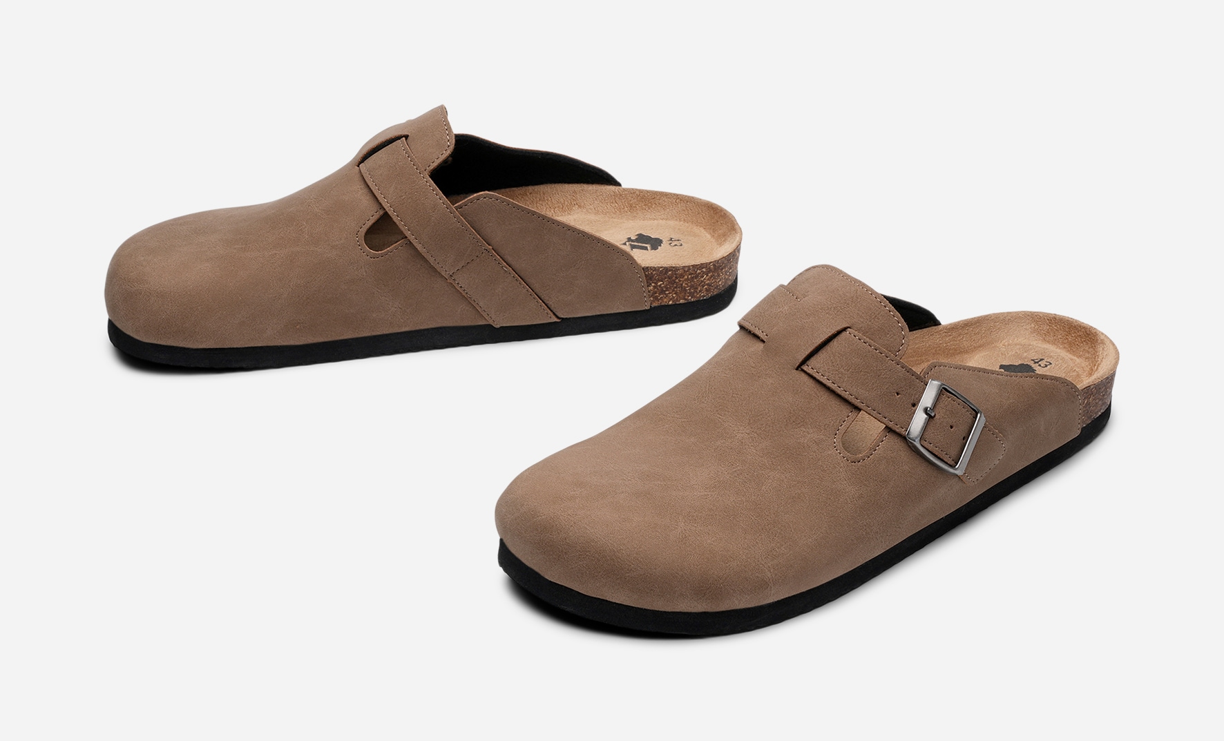 LEJON, Tøfler Beige