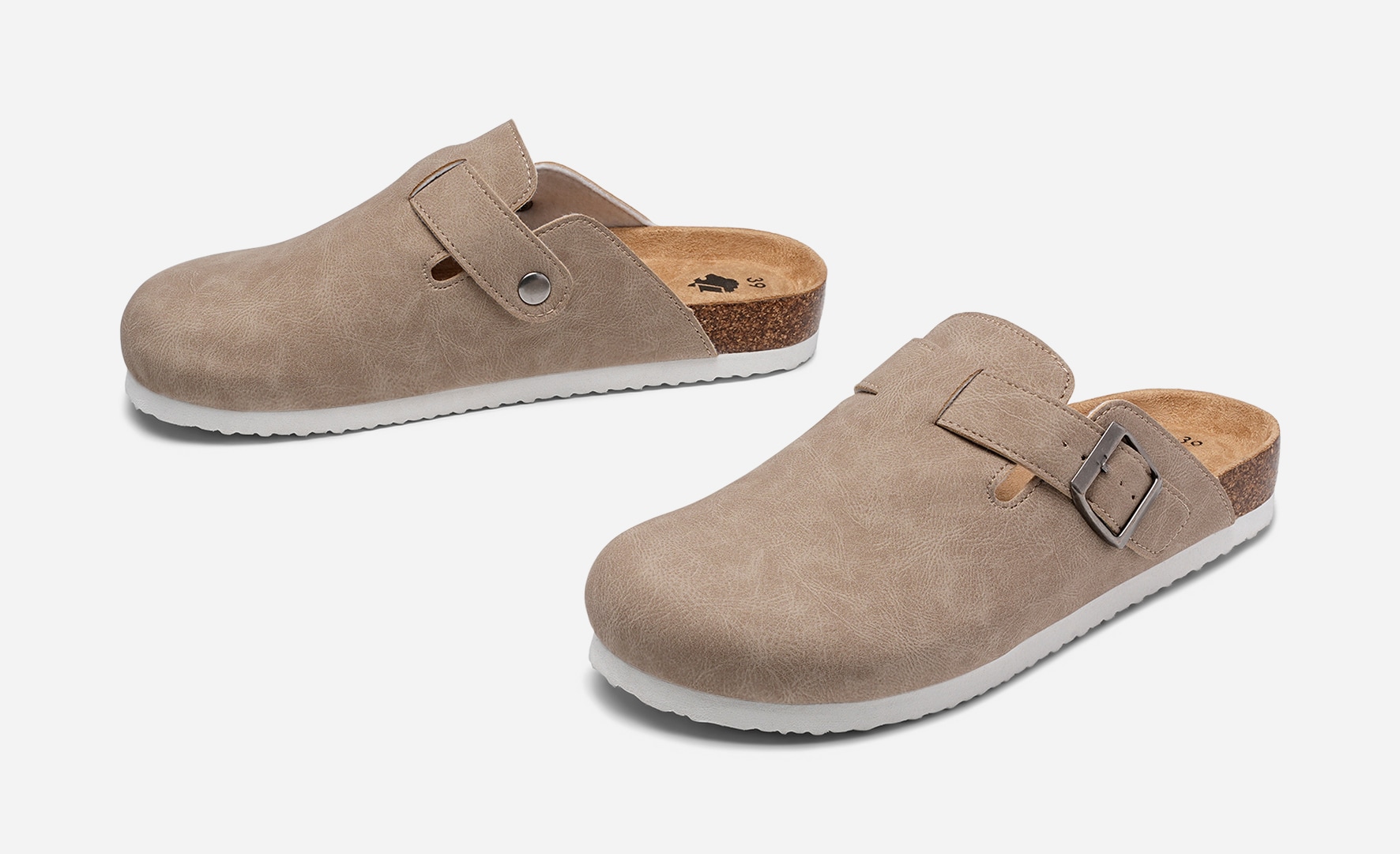 LEJON, Tøfler Beige