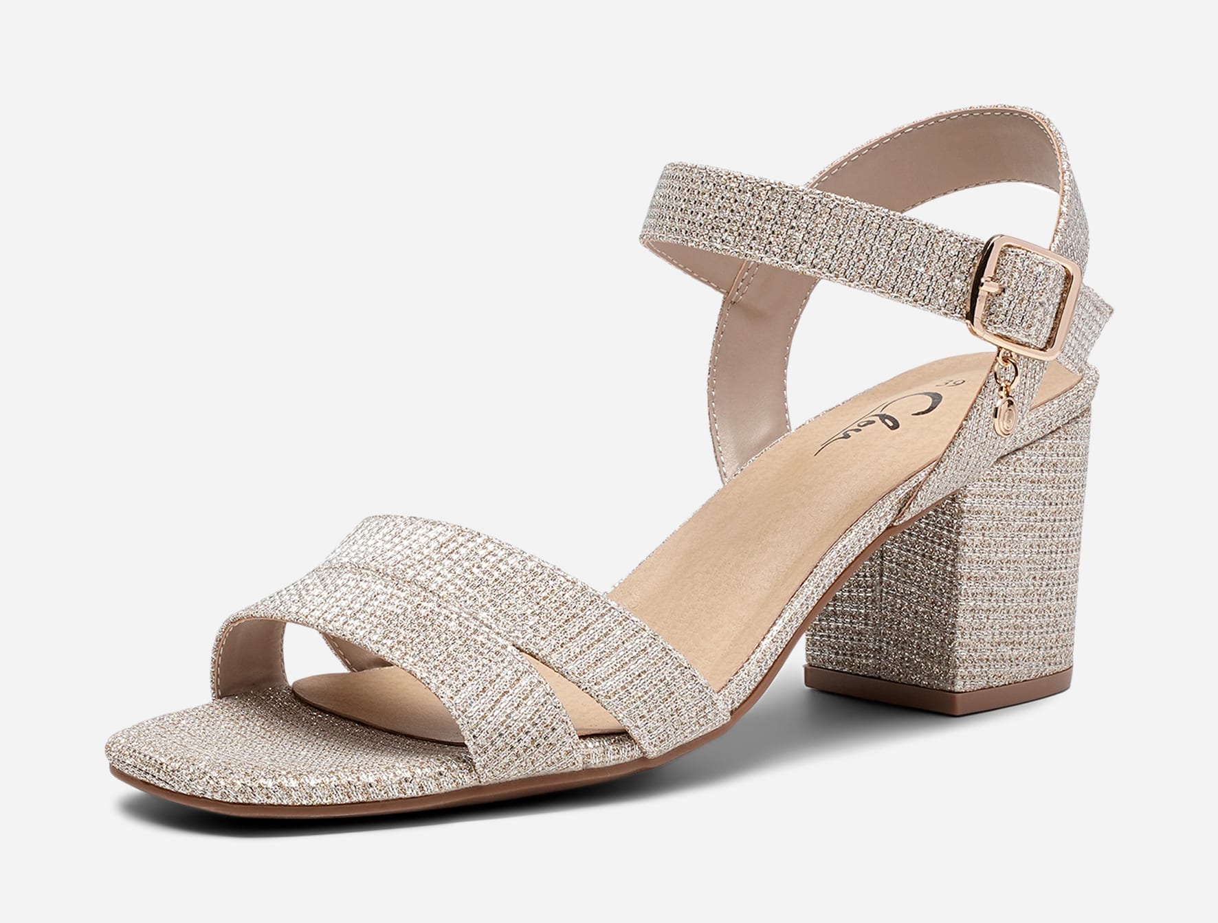 CLOU, Sandalett med reimer Beige