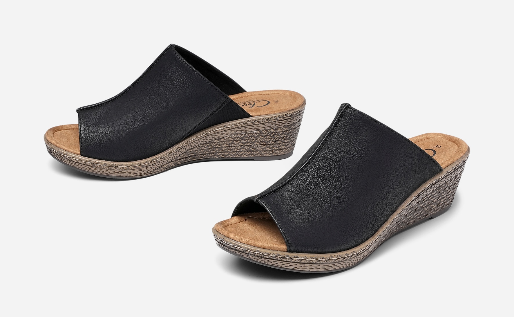 CLOU COMFORT, Sandalett Sort