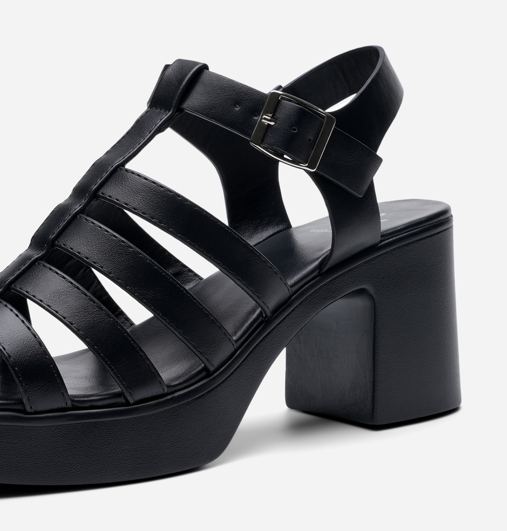 VOX, Sandalett med reimer Sort