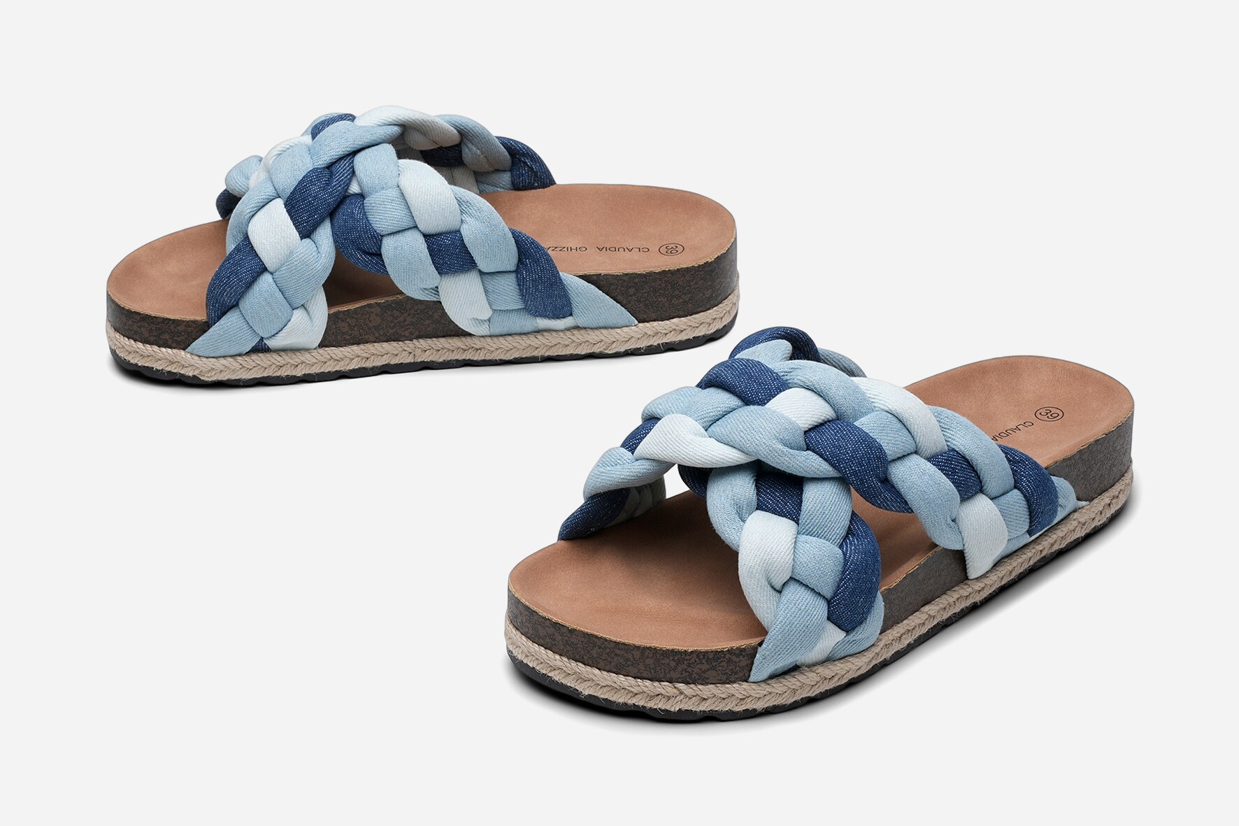 CLAUDIA GHIZZANI, Sandal Blå