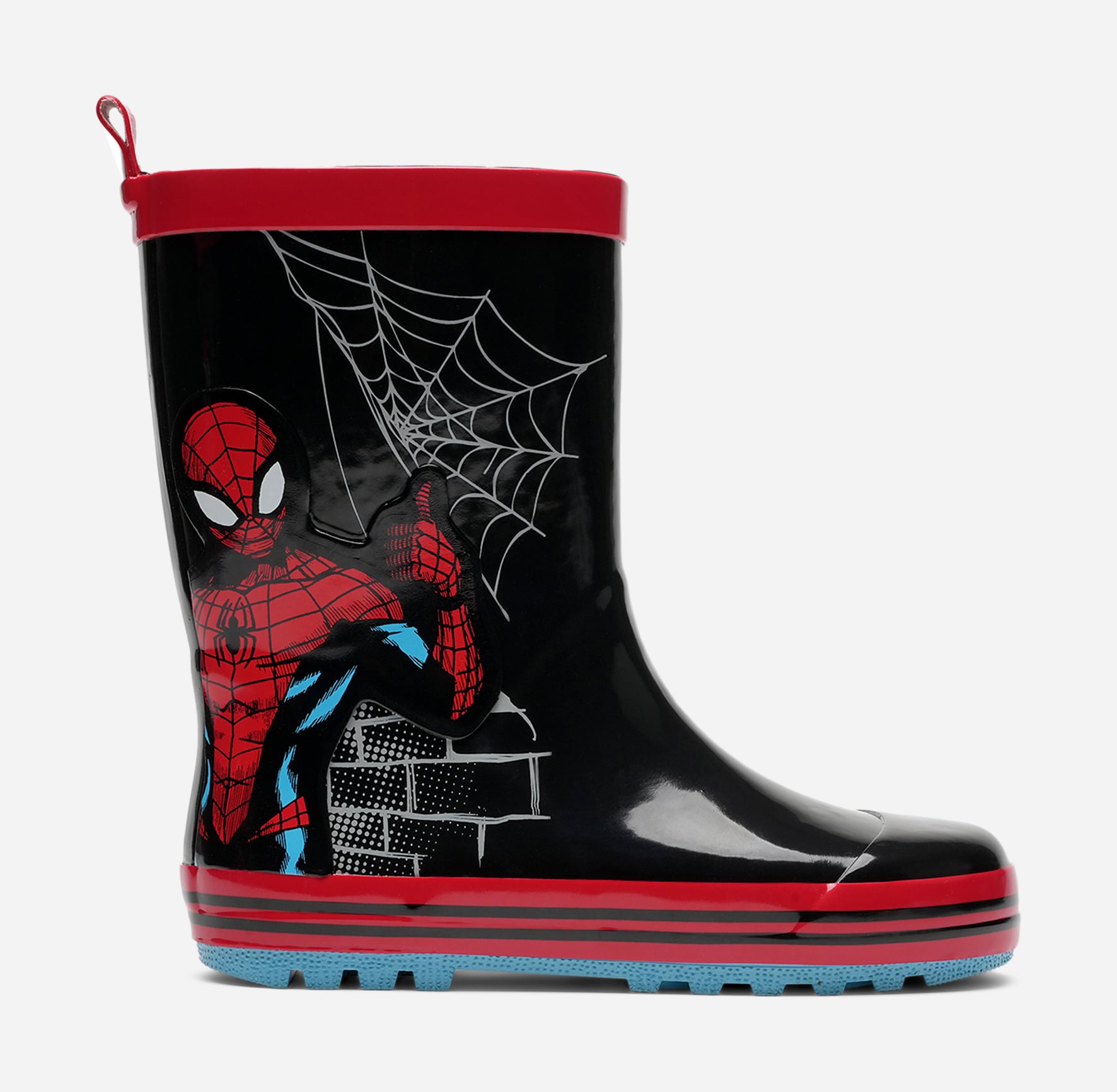 SPIDERMAN, Gummistøvler Sort