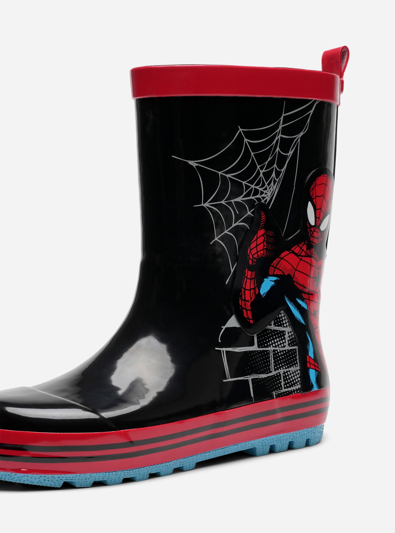 SPIDERMAN, Gummistøvler Sort