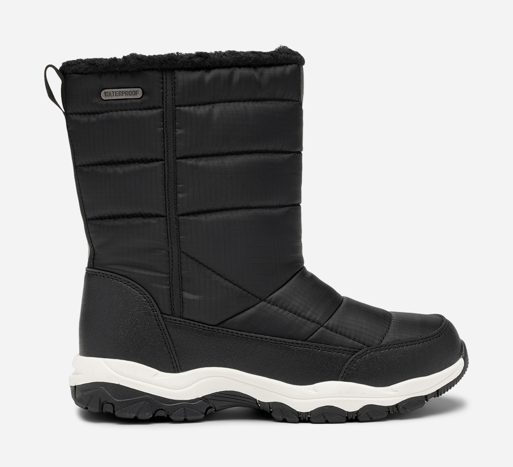 LEJON, Varmforet boots, waterproof Sort
