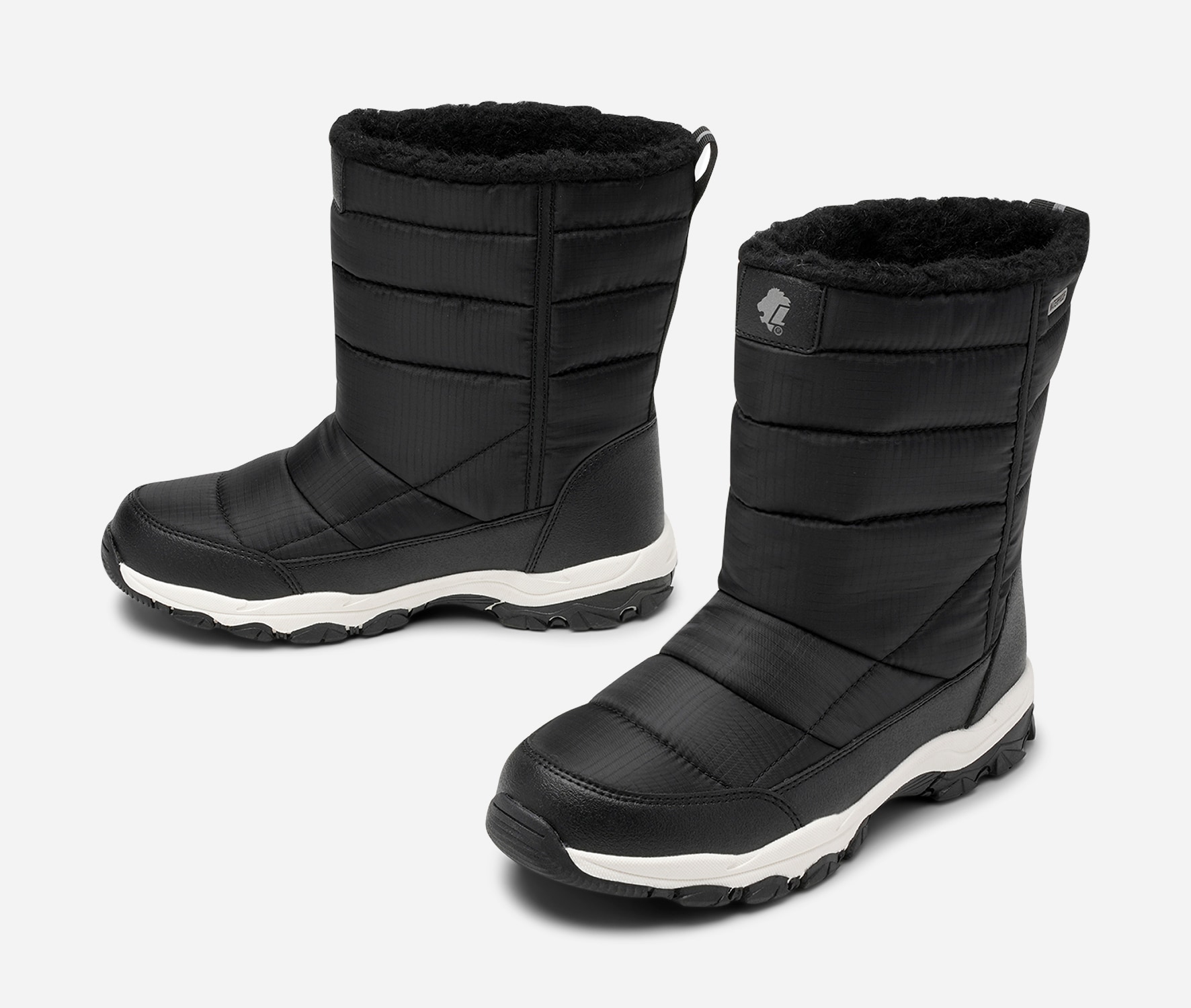 LEJON, Varmforet boots, waterproof Sort
