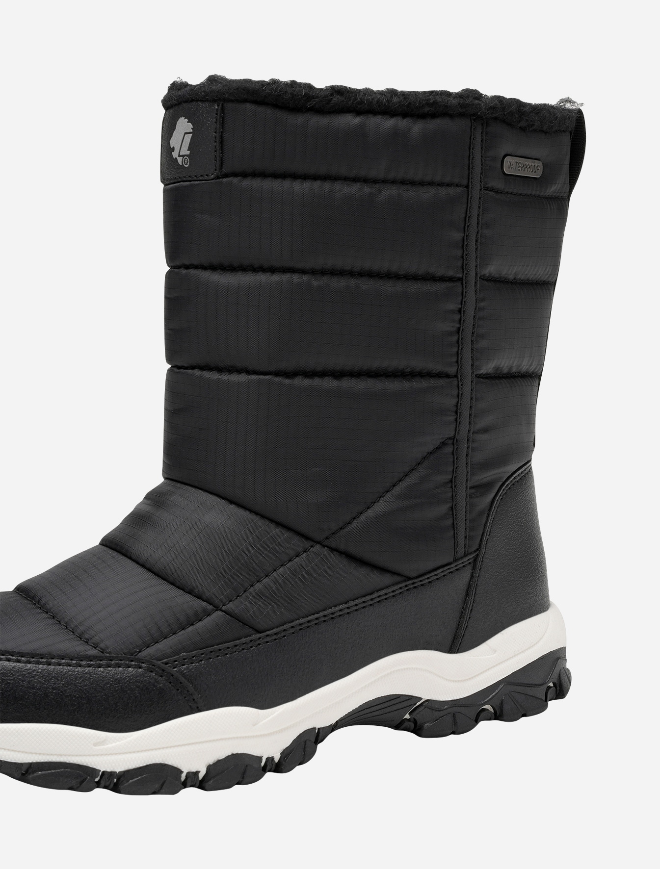 LEJON, Varmforet boots, waterproof Sort