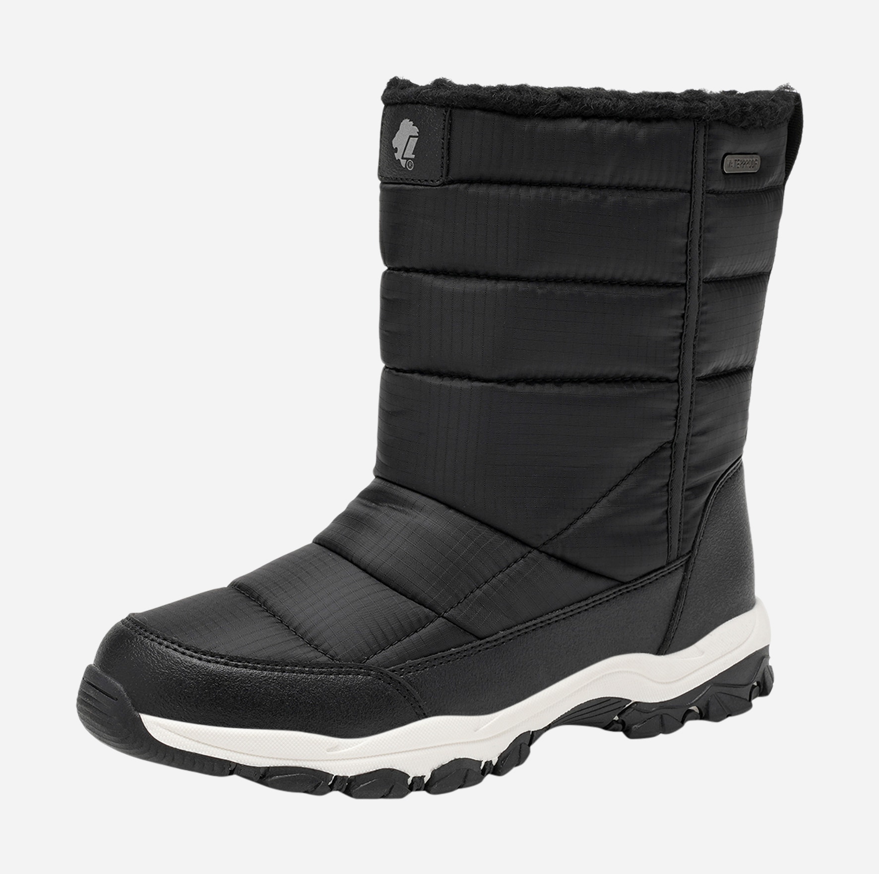 LEJON, Varmforet boots, waterproof Sort