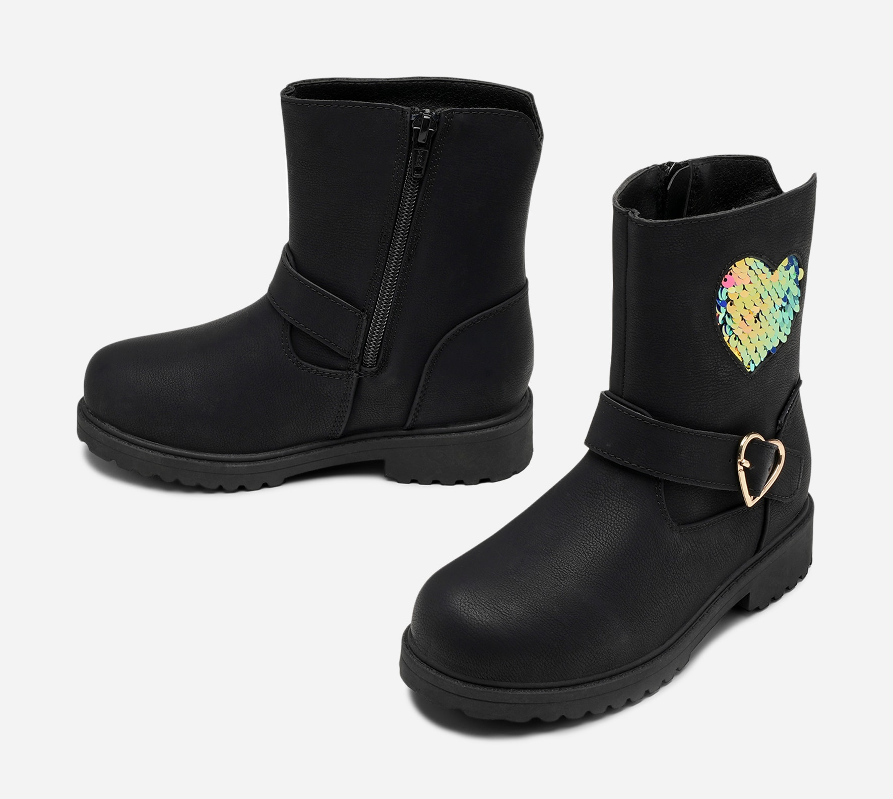 ZOEY, Varmforet boots, waterproof Sort