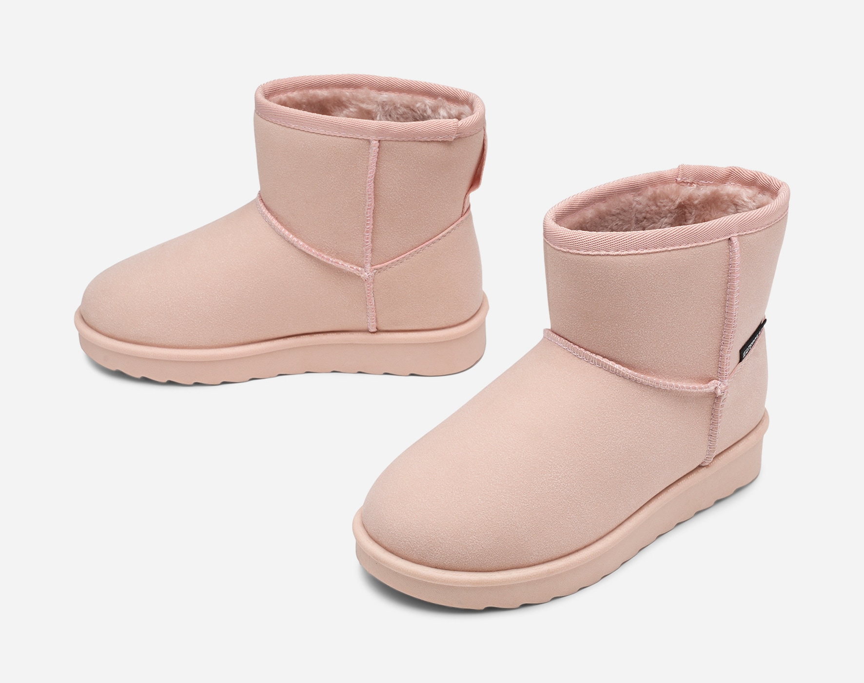 LEJON, Varmforet boots, waterproof Rosa