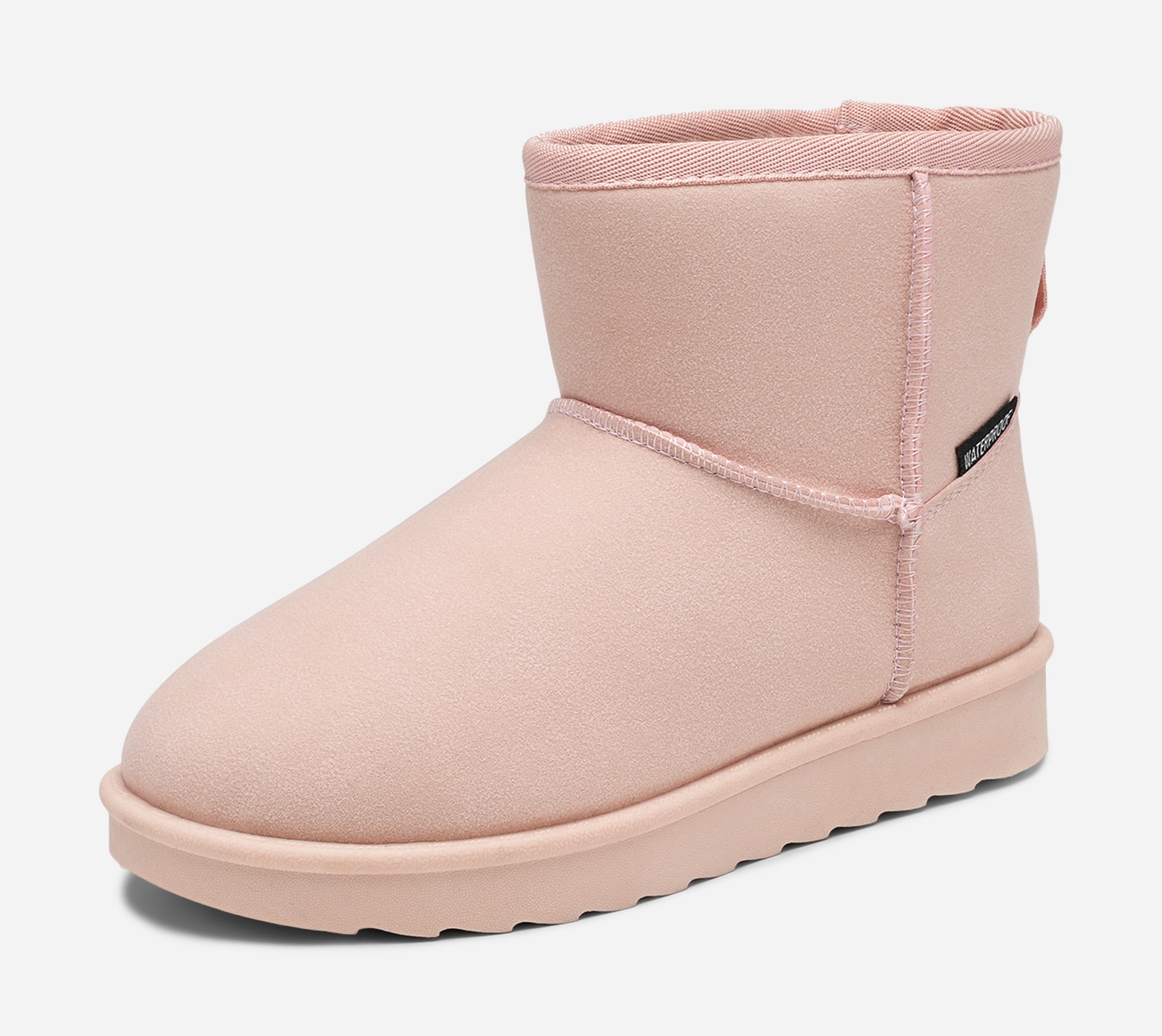 LEJON, Varmforet boots, waterproof Rosa