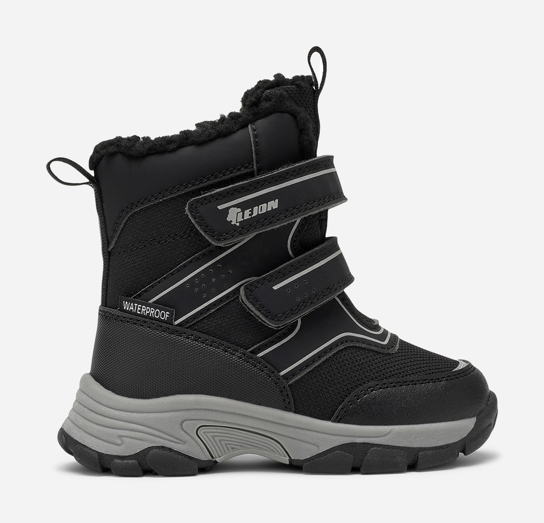 LEJON, Varmforet skolett waterproof Sort
