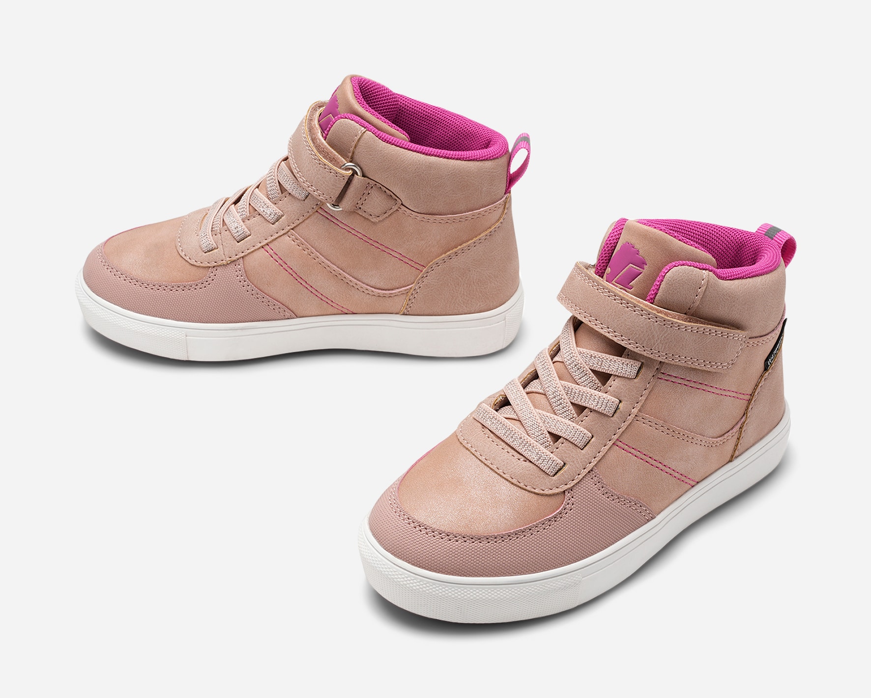 LEJON, Høye sneakers, waterproof Rosa